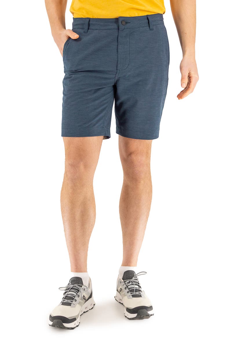 8-Inch Hybrid Chino Shorts, Main, color, NAVY BLAZER