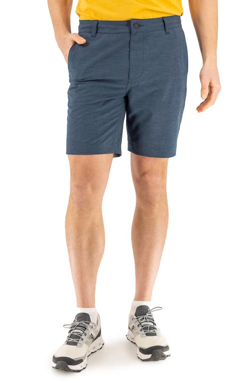 Devil-dog Dungarees 8-inch Hybrid Chino Shorts In Navy Blazer