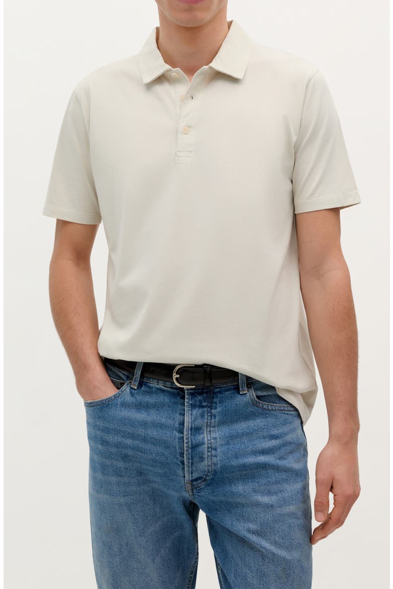 Icon Jersey Polo, Main, color, LIGHT GREY