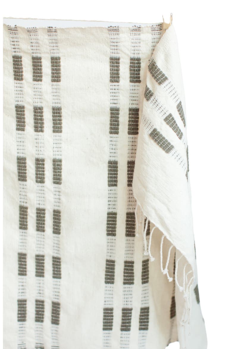Soho Hand Towel, Alternate, color, Natural / Charcoal