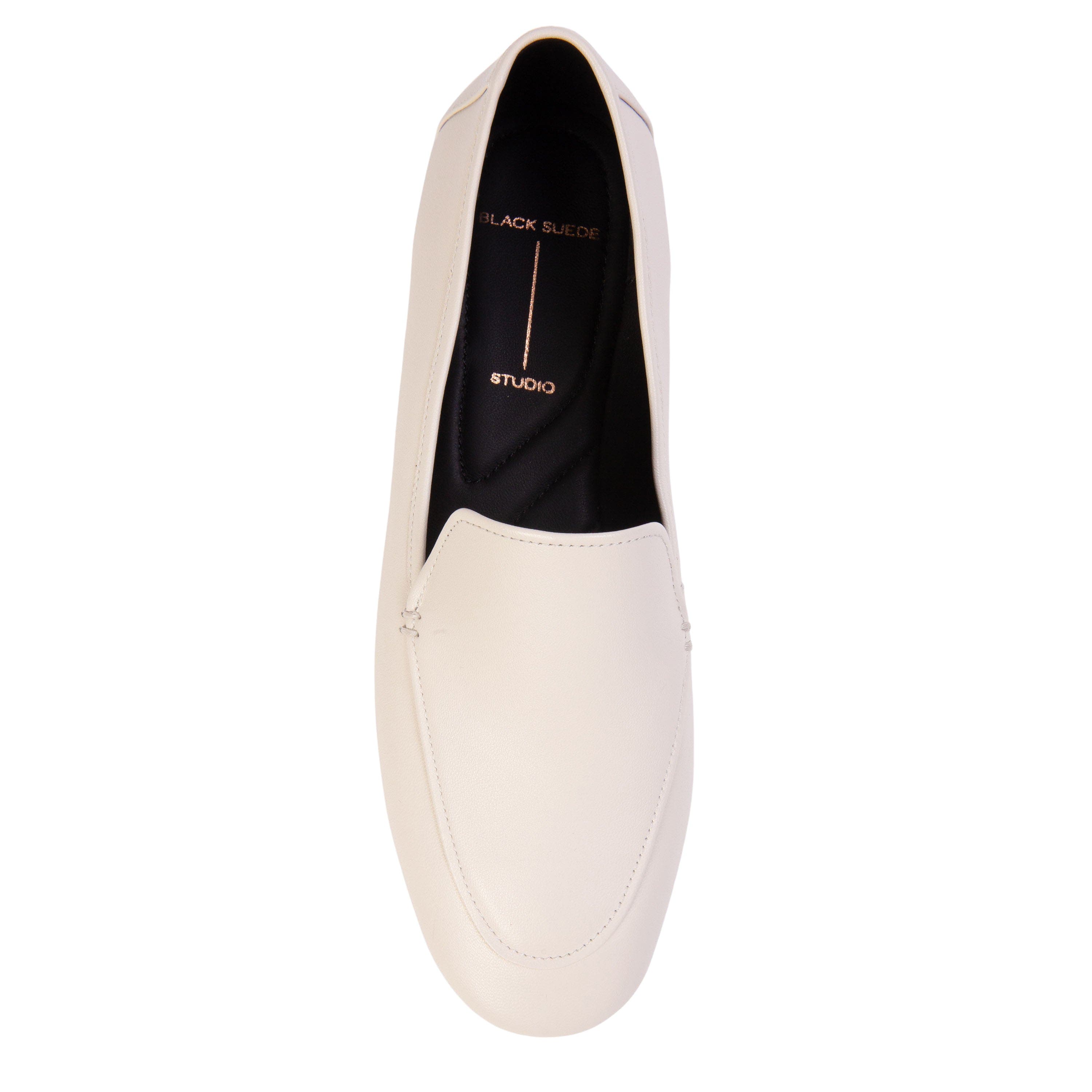 Allie Leather Loafer, Alternate, color, Coconut Leather