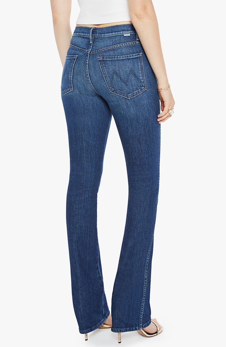 MOTHER Smokin' Double Heel High Waist Bootcut Jeans, Alternate, color,