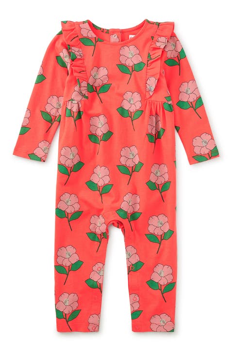 Ruffle Shoulder Baby Romper (Baby)