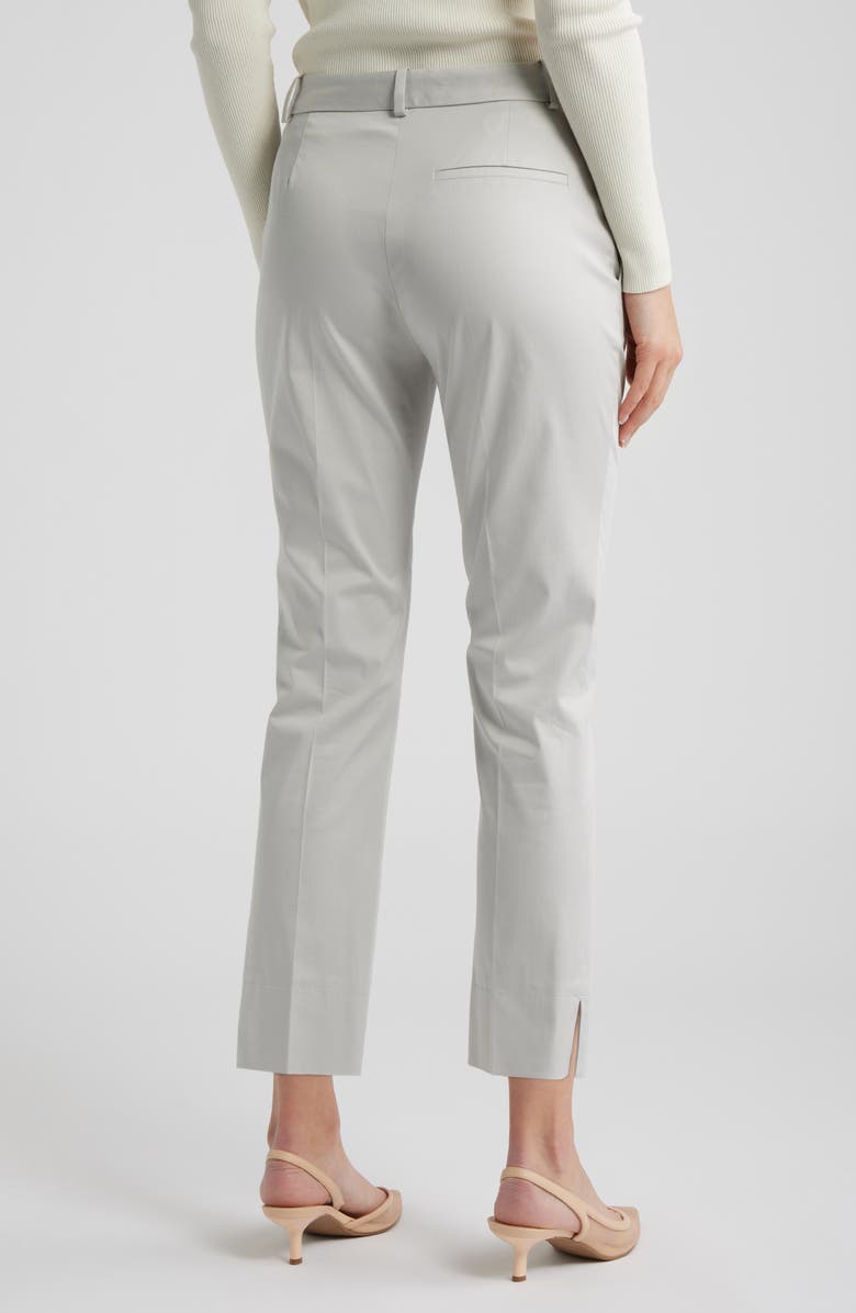 BOSS Tapria Crop Straight Leg Pants, Alternate, color, Grey