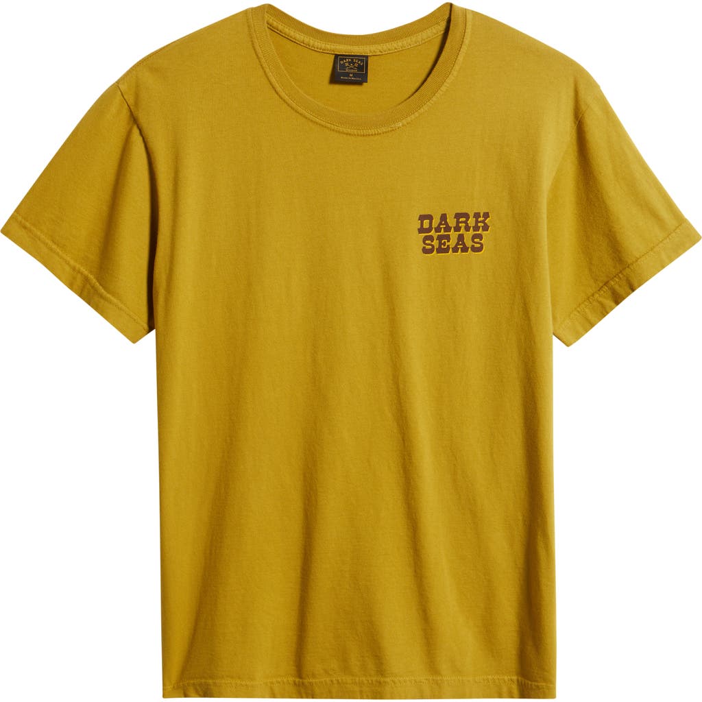Dark Seas A Little Different Logo Graphic T-shirt In Gold