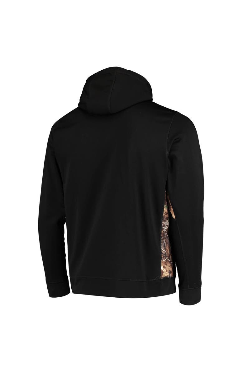 DUNBROOKE Men's Dunbrooke Black/Realtree Camo Las Vegas Raiders Logo Ranger Pullover Hoodie, Alternate, color, Black