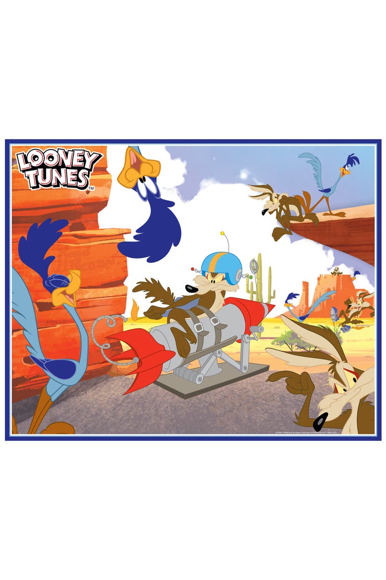 Looney Tunes 100pc Puzzles 4-Pack, Alternate, color, Multicolor