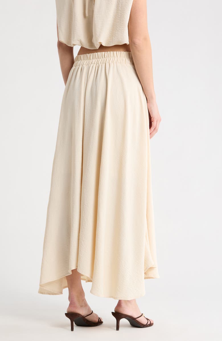 Blu Pepper Textured Pull-On Skirt, Alternate, color, Natural