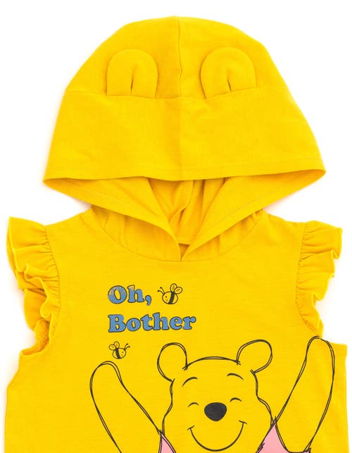 Disney Winnie The Pooh Cosplay Tank Top & Shorts Set In Yellow