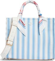 Nanette Lepore Printed Canvas Square Tote Bag