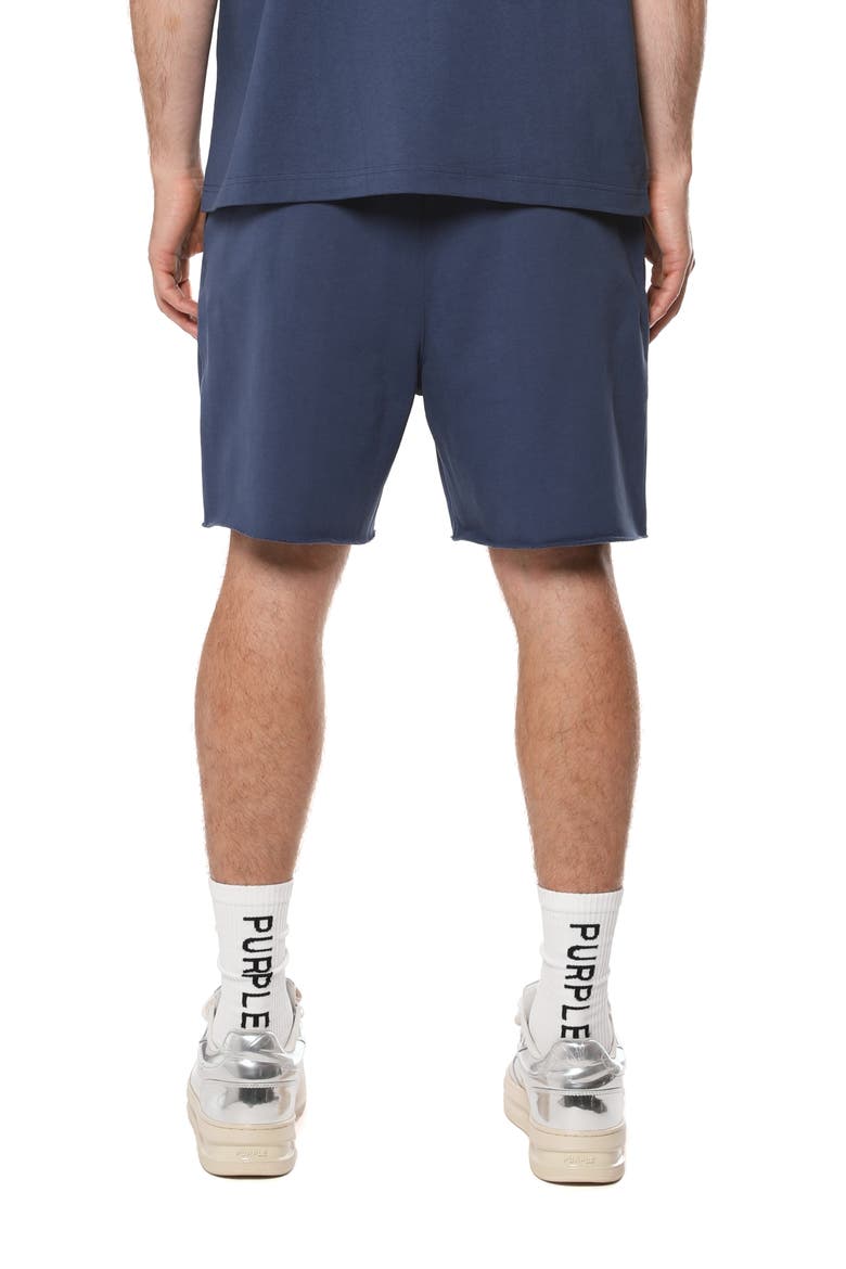 Cotton Fleece Shorts, Alternate, color, BLUE