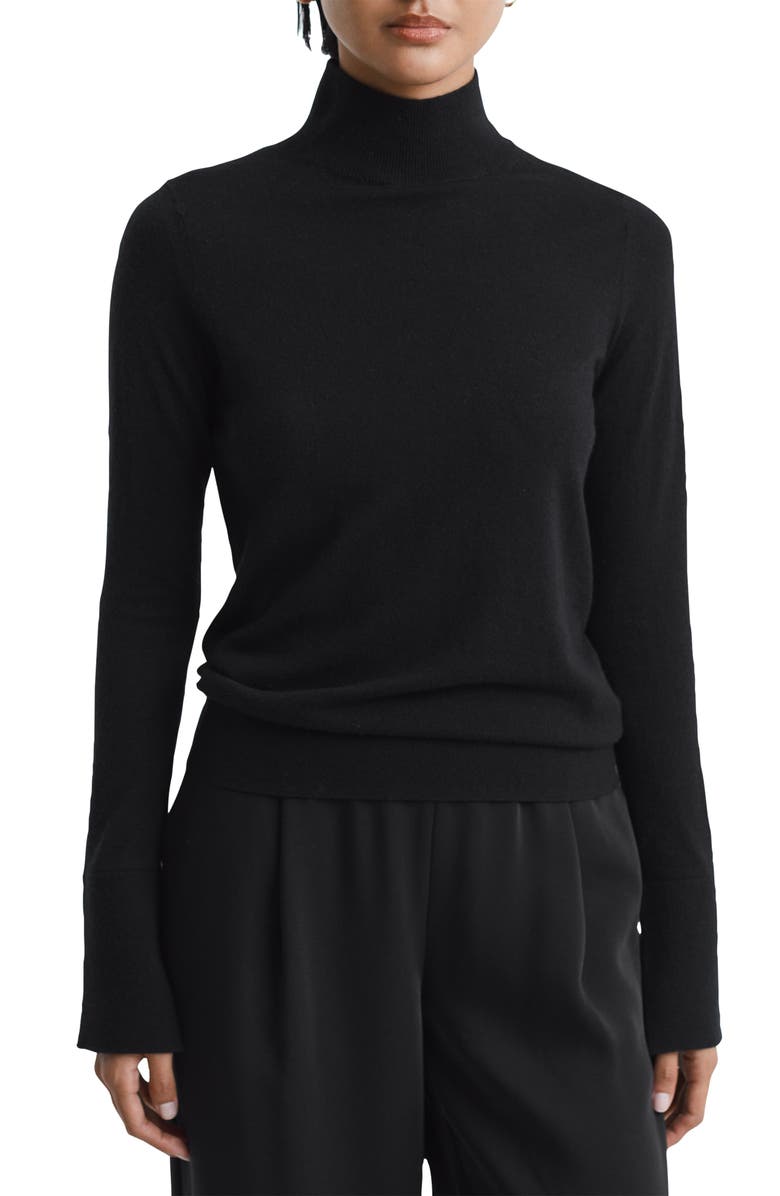 Reiss Kylie Mock Neck Merino Wool Sweater, Main, color, 