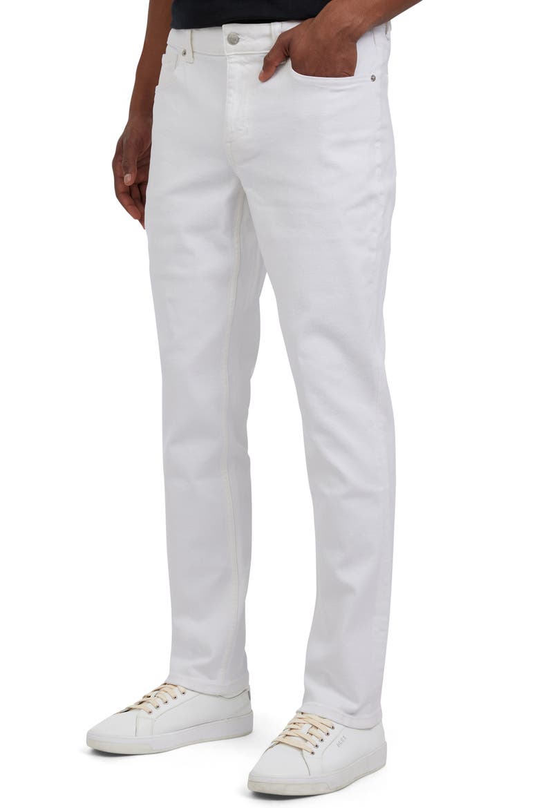 Bedford Slim Fit Jeans, Alternate, color, WHITE