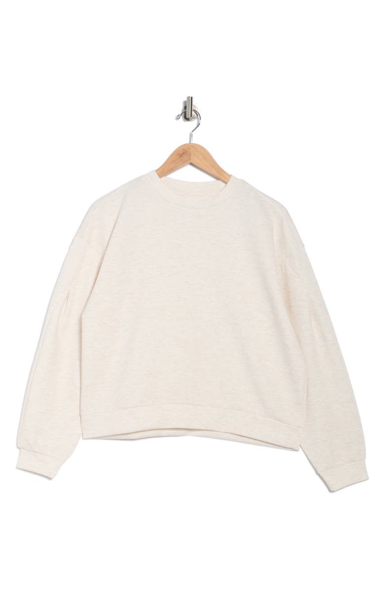 LAYER 8 Scuba Sweatshirt, Alternate, color, Wheat Heather