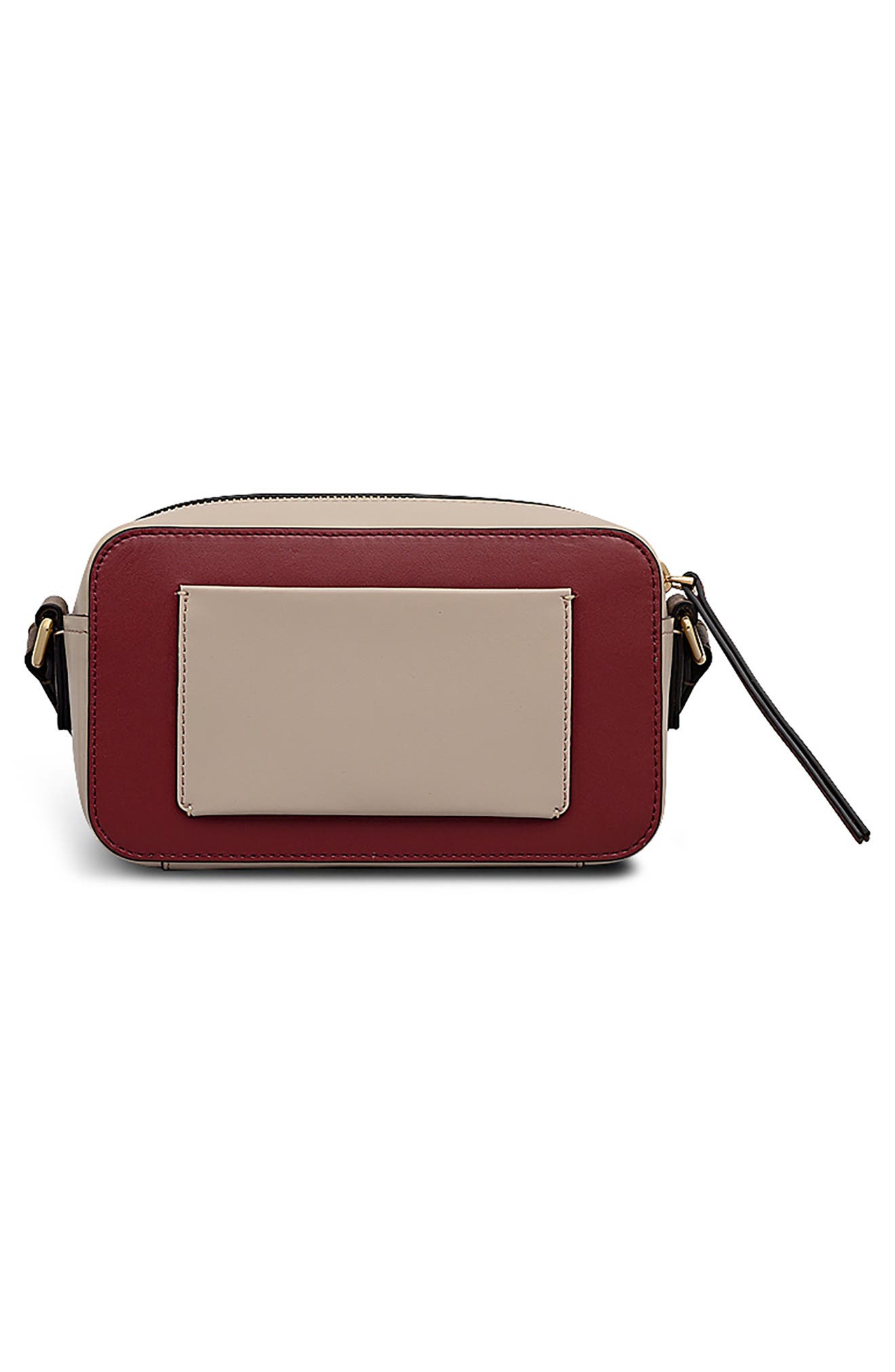 Mini Beech Row Zip Crossbody Bag, Alternate, color, CARMINE