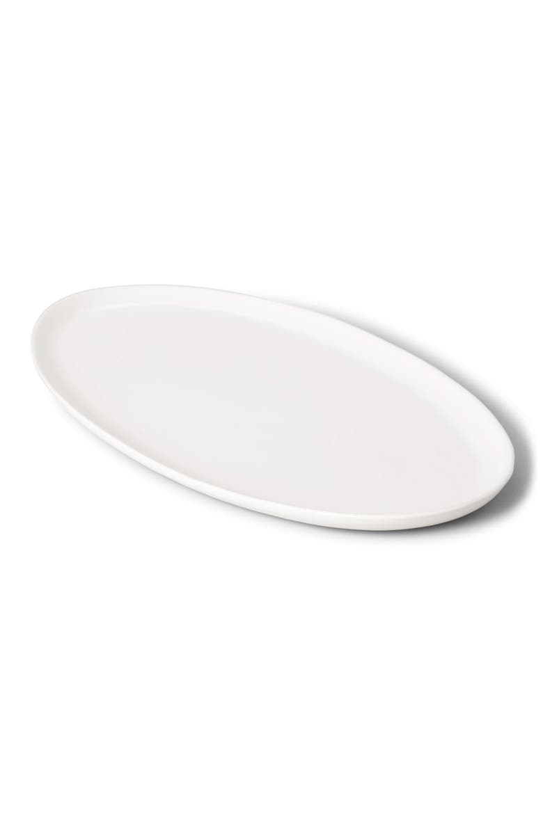 The Oval Serving Platter, Main, color, CLOUD WHITE