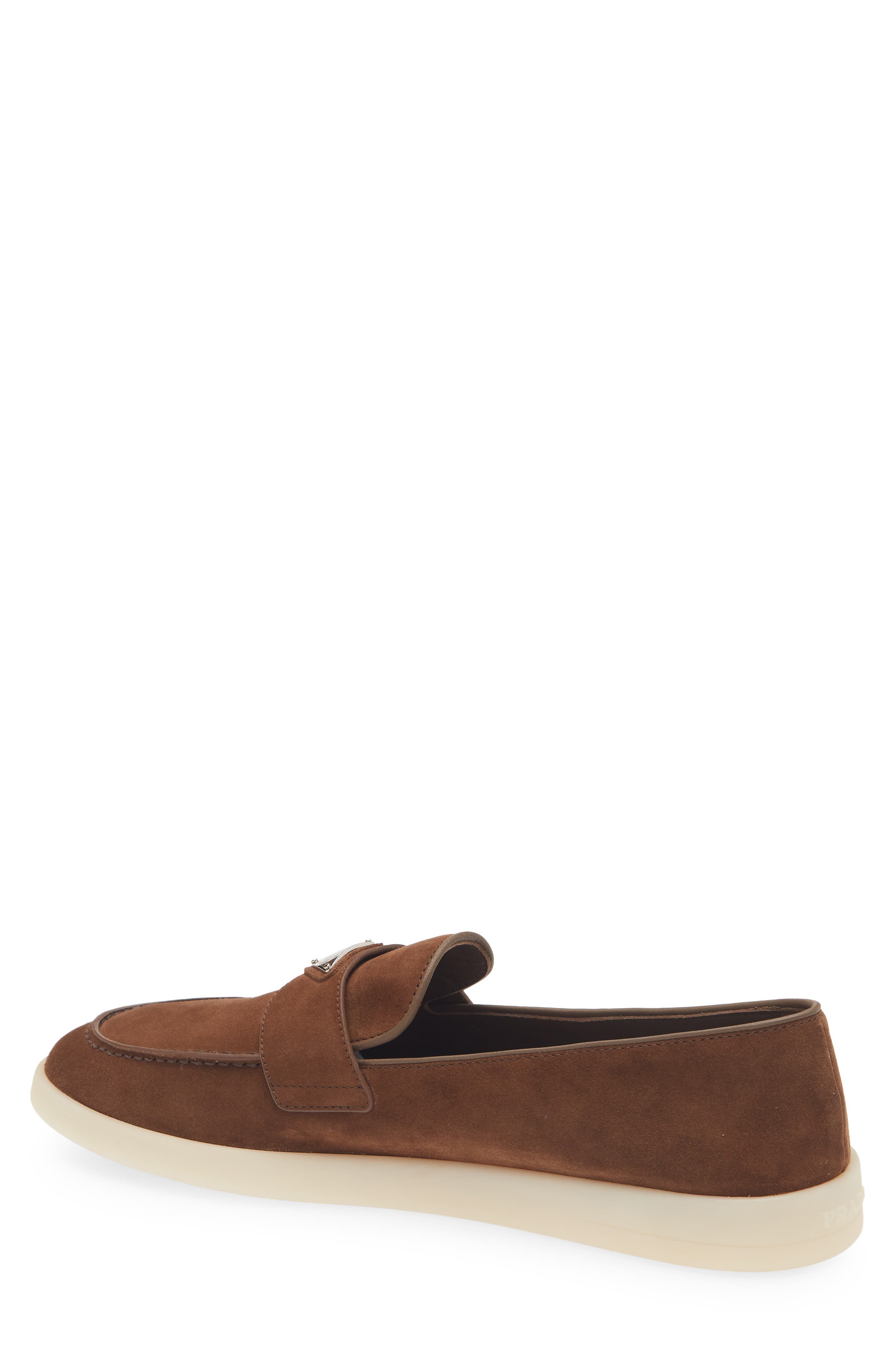 Prada St. Tropez Loafer, Alternate, color, Cacao
