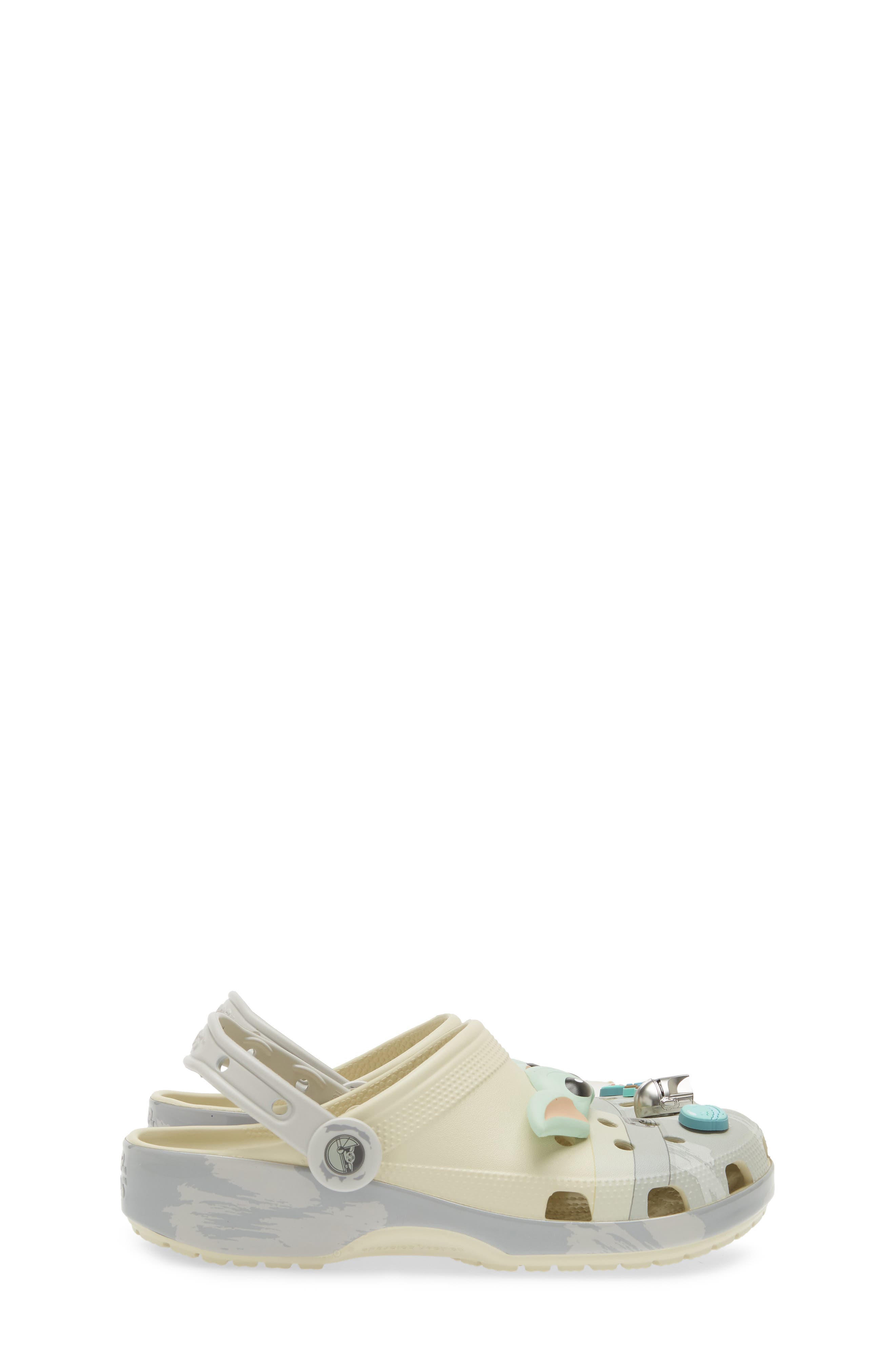 CROCS Classic Star Wars<sup>®</sup> Grogu Clog with Jibbitz, Alternate, color, 