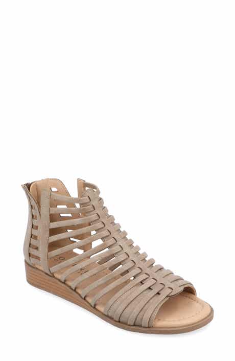 Journee Collection Delilah Wedge Sandal - Wide Width