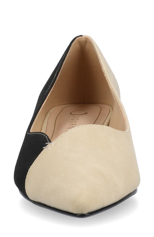 Journee Collection Carmin Pointed Toe Flat In Multi
