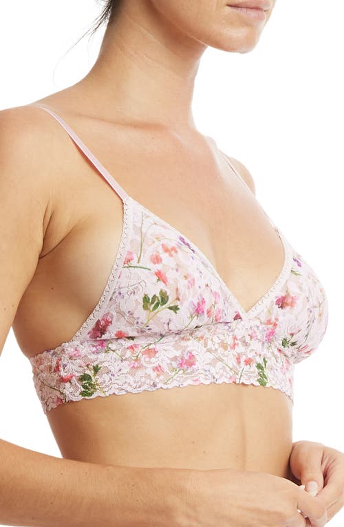 Hanky Panky Padded Lace Bralette In Multi