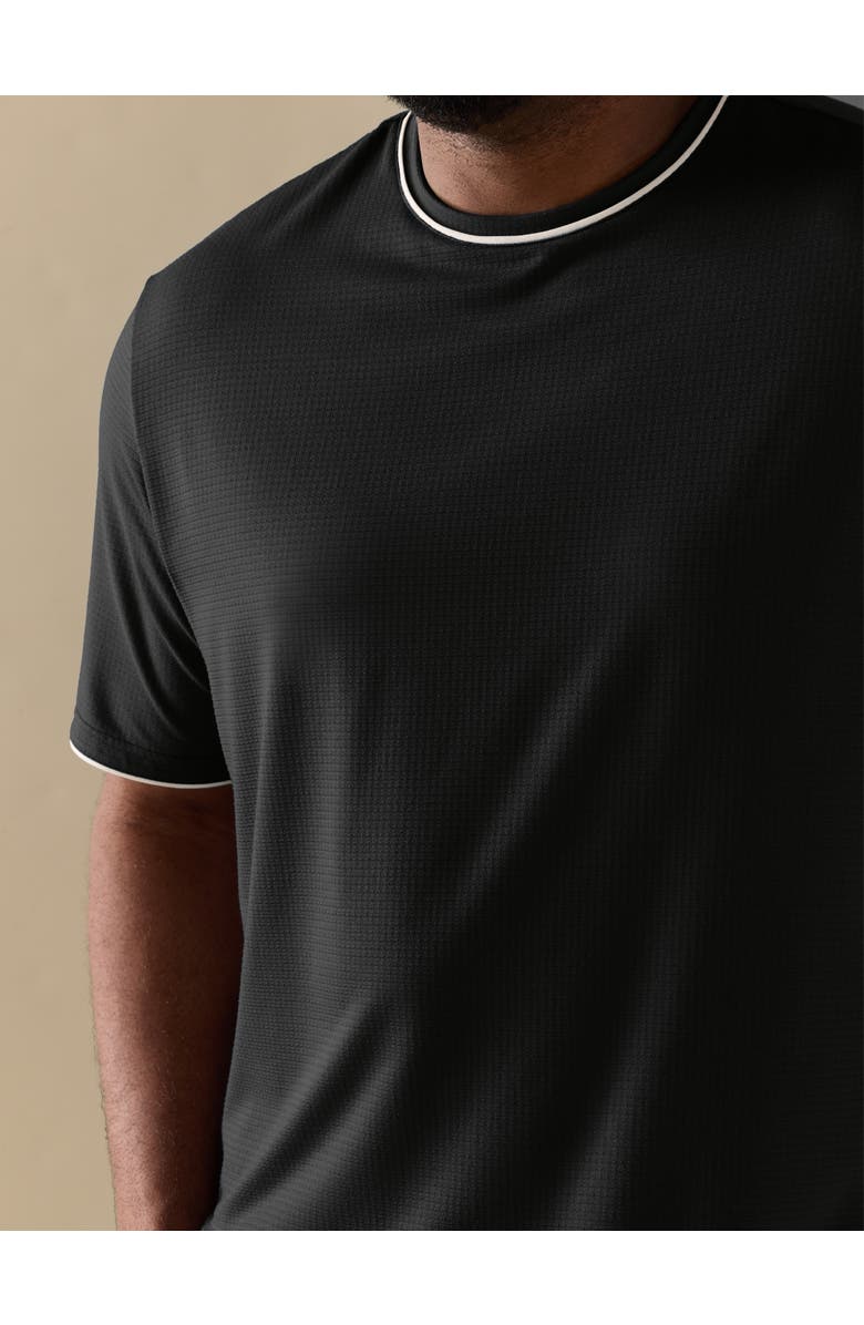 Reebok Big & Tall Performance Piped T-Shirt, Alternate, color, Black