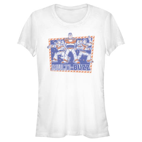 Junior's Toy Story 5 Multi Buzz Frame  Graphic T-Shirt