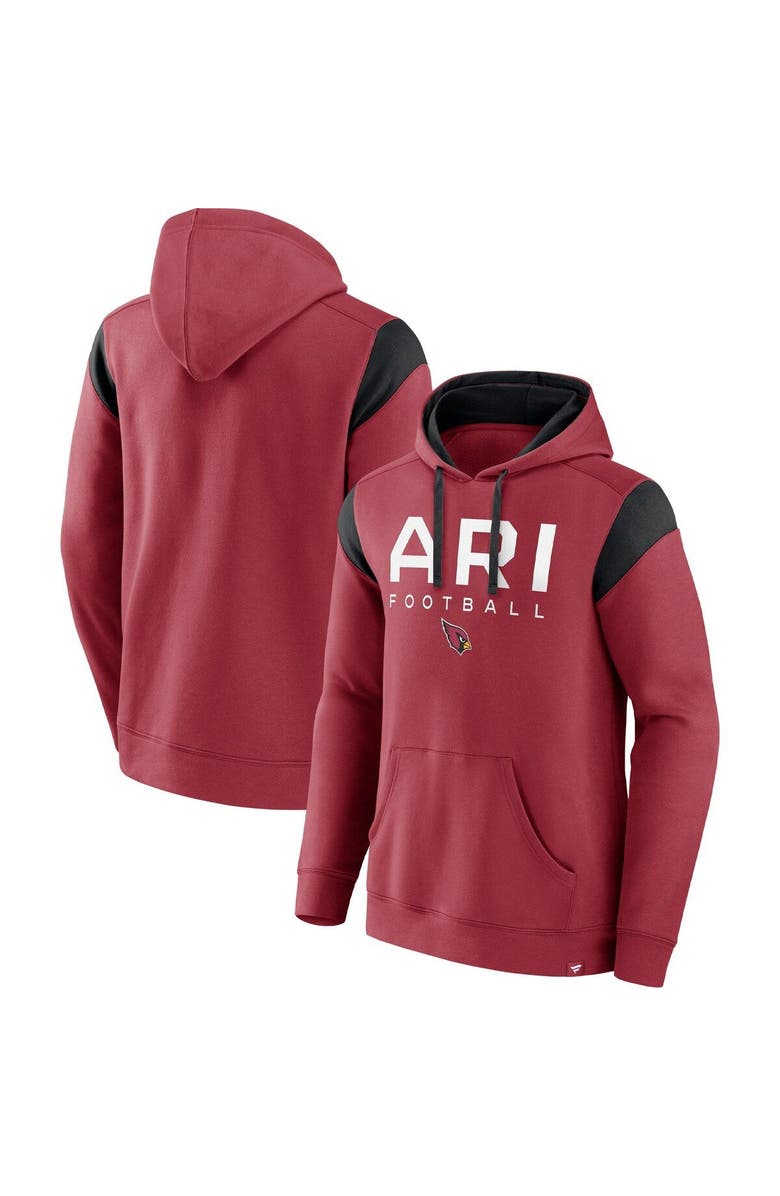 FANATICS Men's Fanatics Branded Cardinal Arizona Cardinals Call The Shot Pullover Hoodie, Main, color, Cardinal