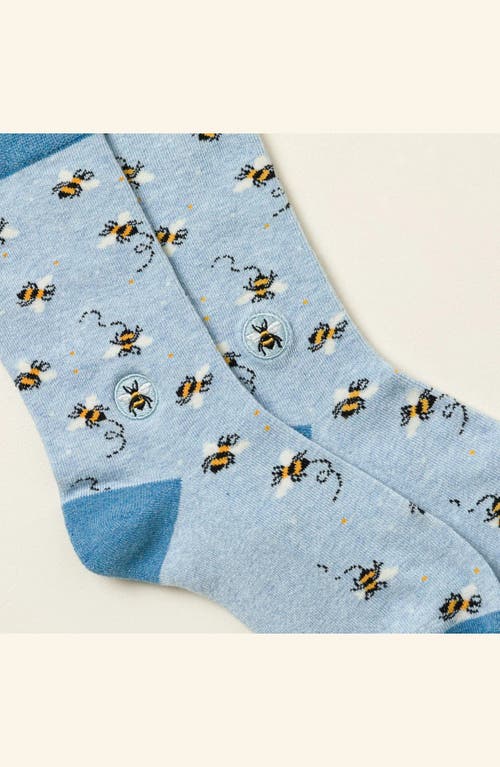 Uncommon Goods Protect Pollinators Organic Cotton Socks