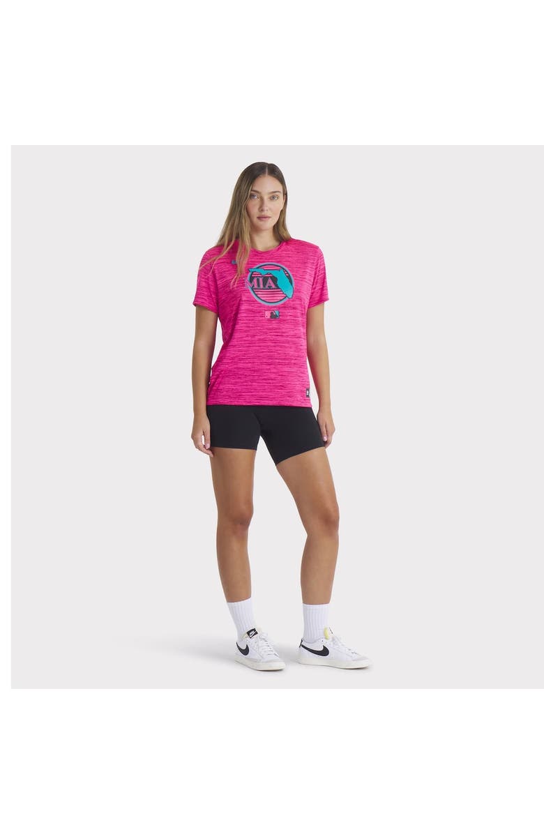 Nike Women's Nike Pink Miami Marlins 2025 City Connect Authentic Collection Velocity Performance T-Shirt, Alternate, color, Pink