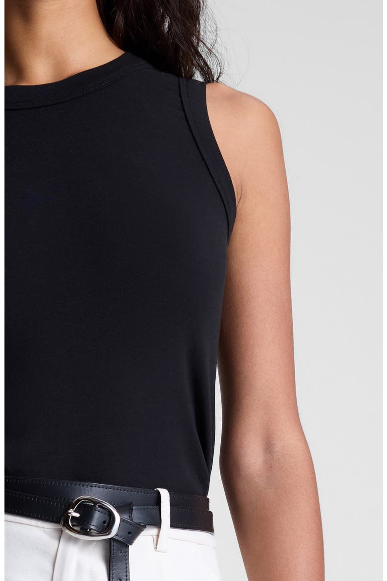 Hadley Cotton Tank, Alternate, color, BLACK
