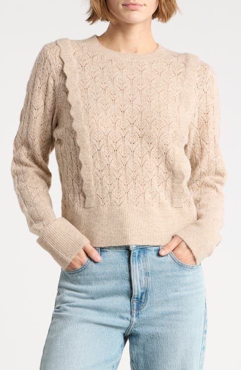 Pointelle Sweater