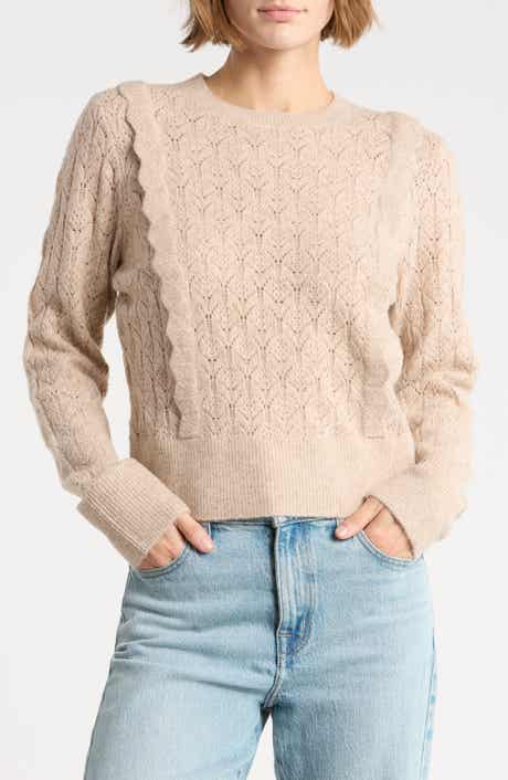 Pointelle Sweater