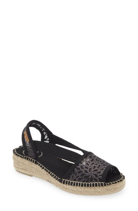 Estel Peep Toe Espadrille Sandal (Women)