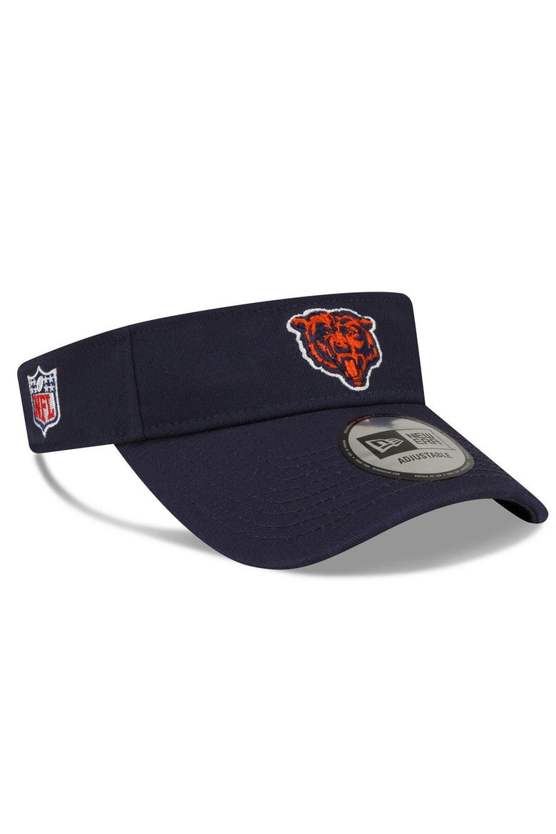 Men's New Era Navy Chicago Bears 2022 Sideline Adjustable Visor, Main, color, Navy