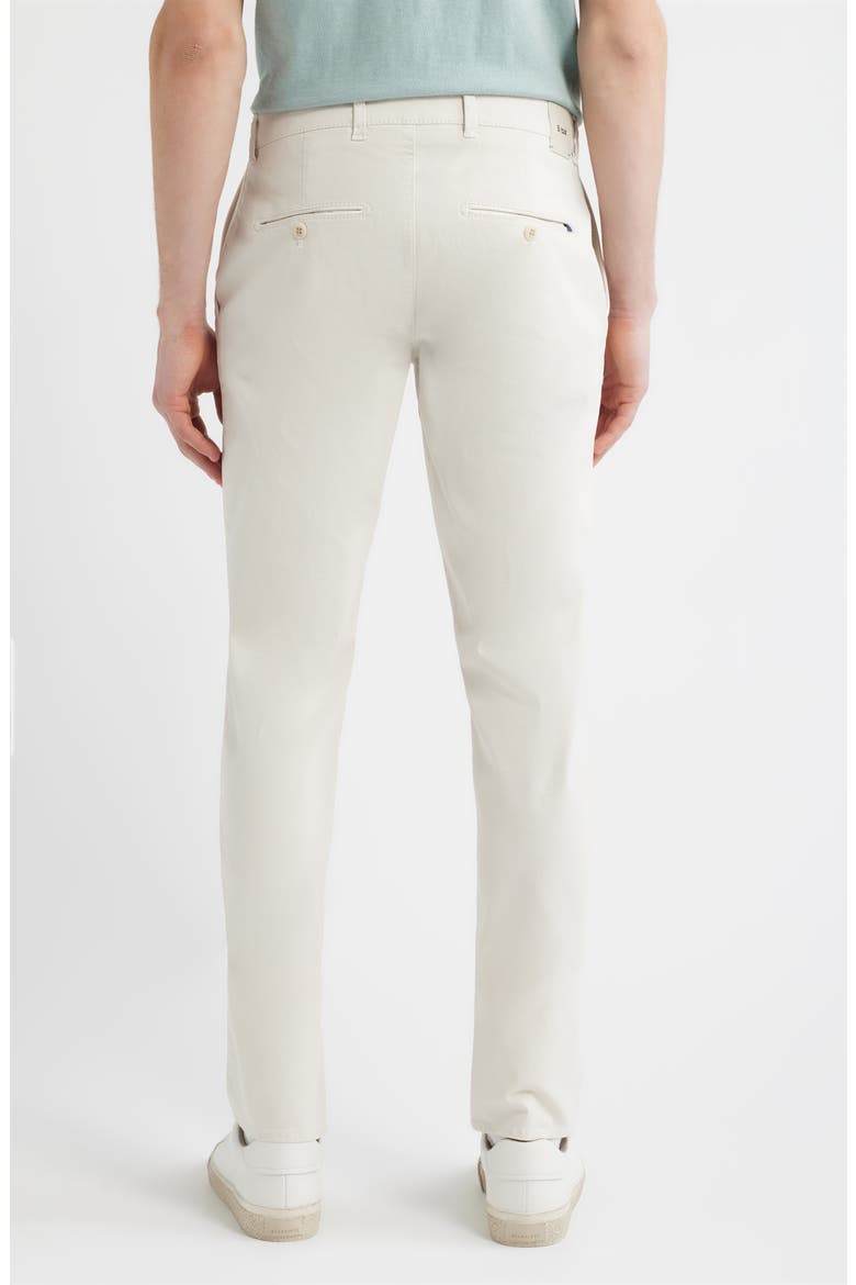 Fabio IDX Flat Front Modern Fit Cotton Blend Chinos, Alternate, color, SAND