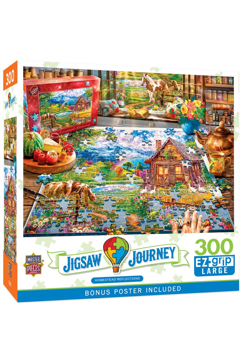 Homestead Reflections 300 Piece Puzzle, Main, color, Multicolor