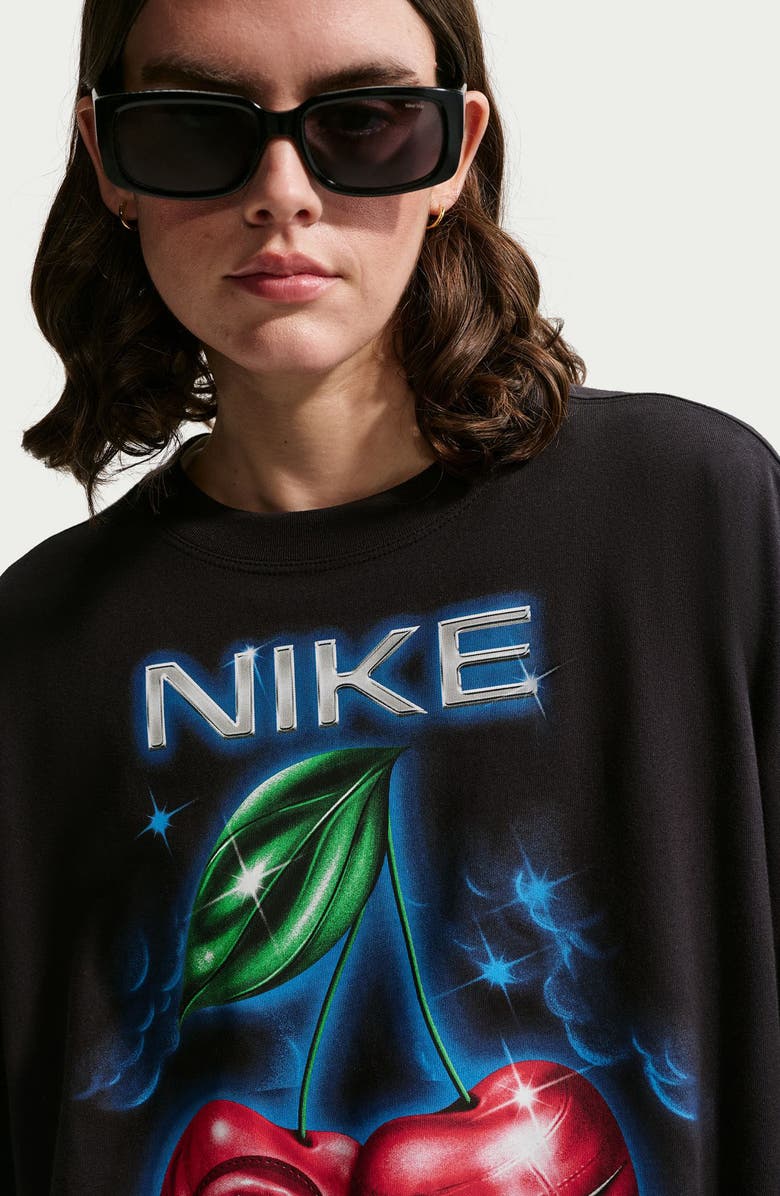 Nike Sportswaer Classic Oversize T-Shirt, Alternate, color, Black