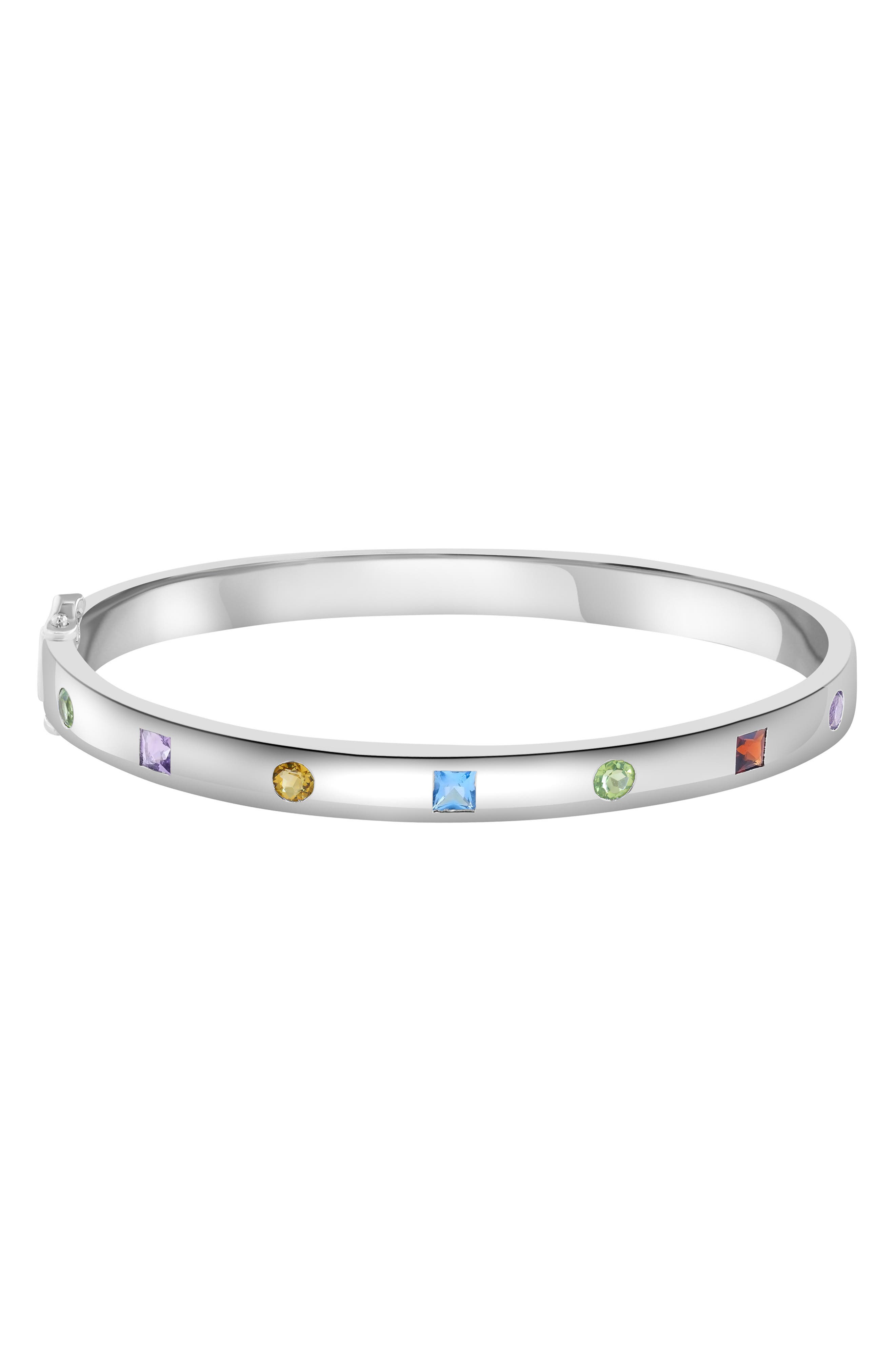 EFFY Sterling Silver Flush Stone Bracelet