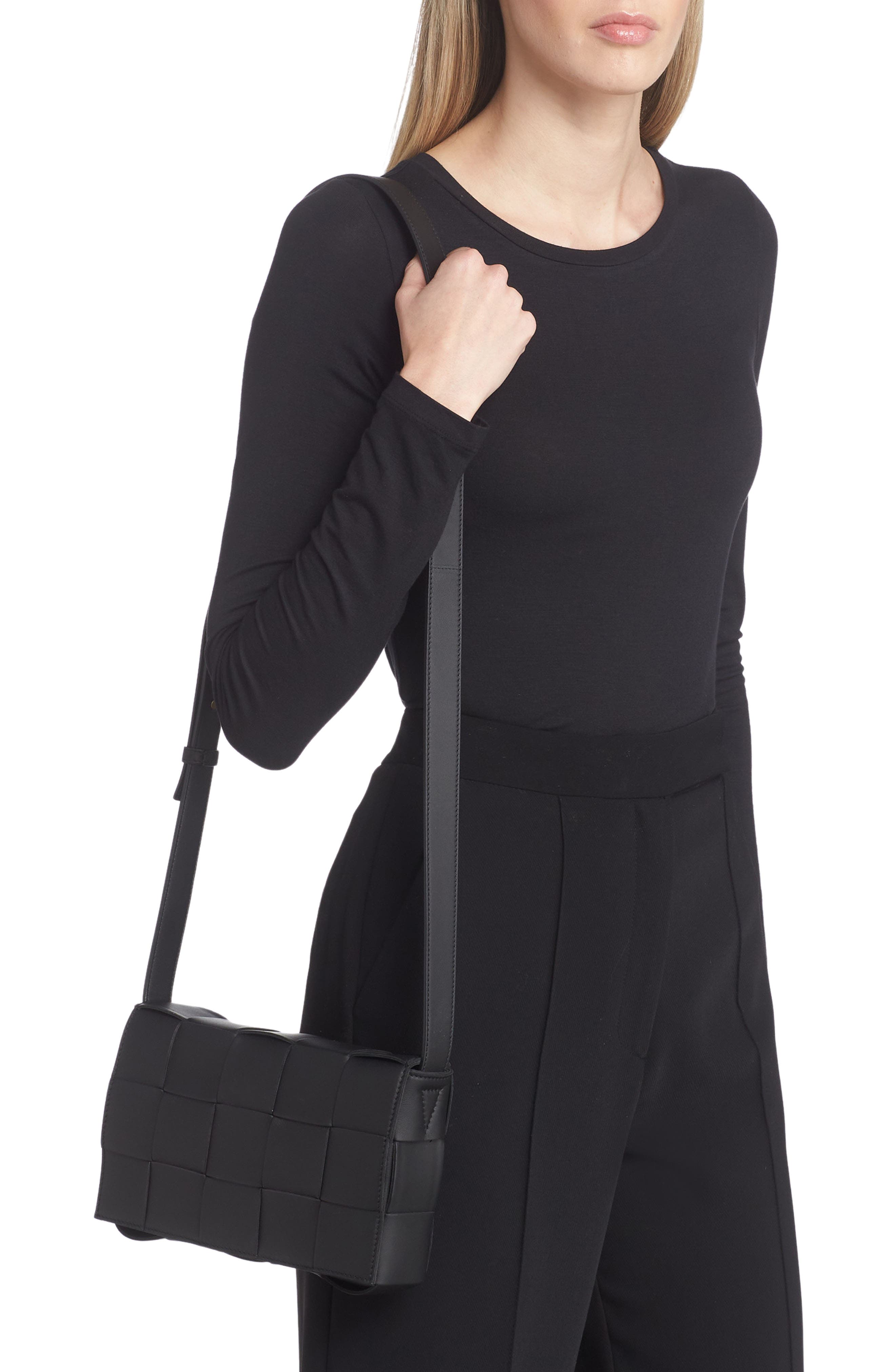 Bottega Veneta Intrecciato Leather Crossbody Bag, Alternate, color, 