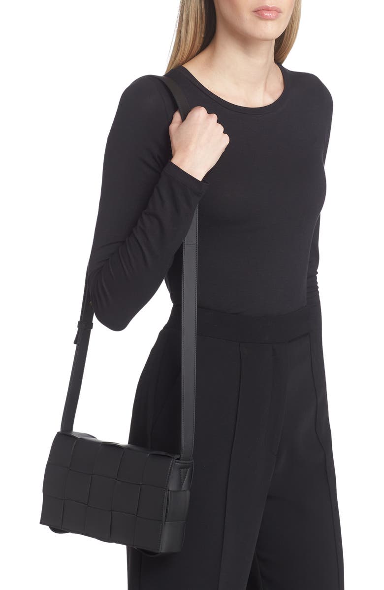 Bottega Veneta Intrecciato Leather Crossbody Bag, Alternate, color,