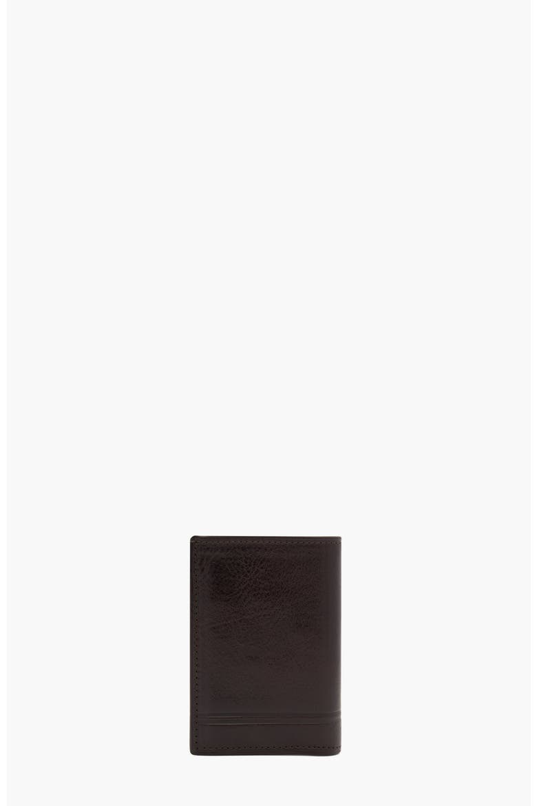 Gentleman Trifold Leather Wallet 522, Alternate, color, Brown