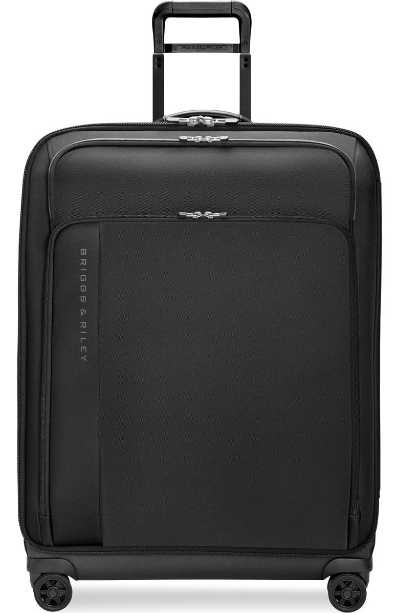 Briggs & Riley Large ZDX 29-Inch Expandable Spinner Packing Case, Main, color, Black