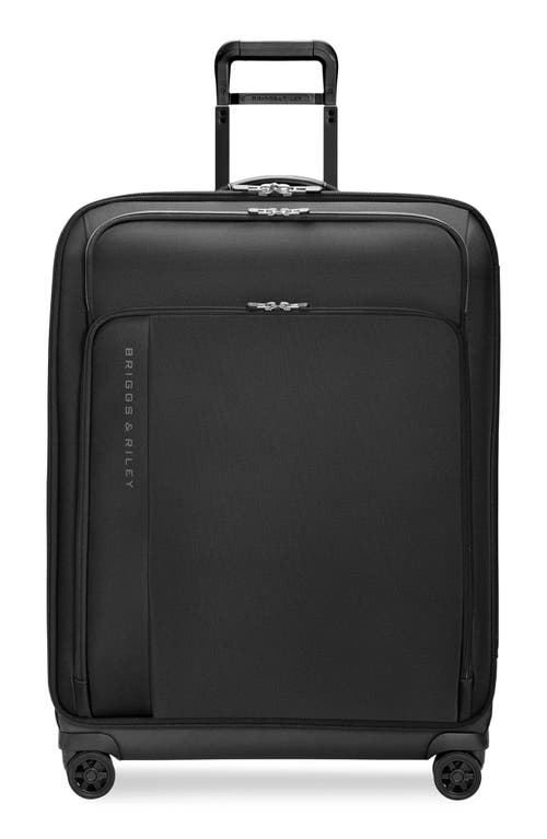 Briggs & Riley Large Zdx 29-inch Expandable Spinner Packing Case In Black