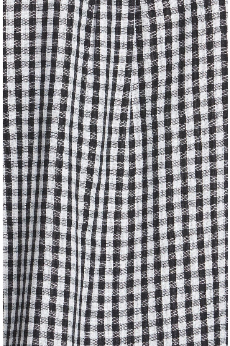 Double Layer Gingham Shirt, Alternate, color, BLACK GINGHAM