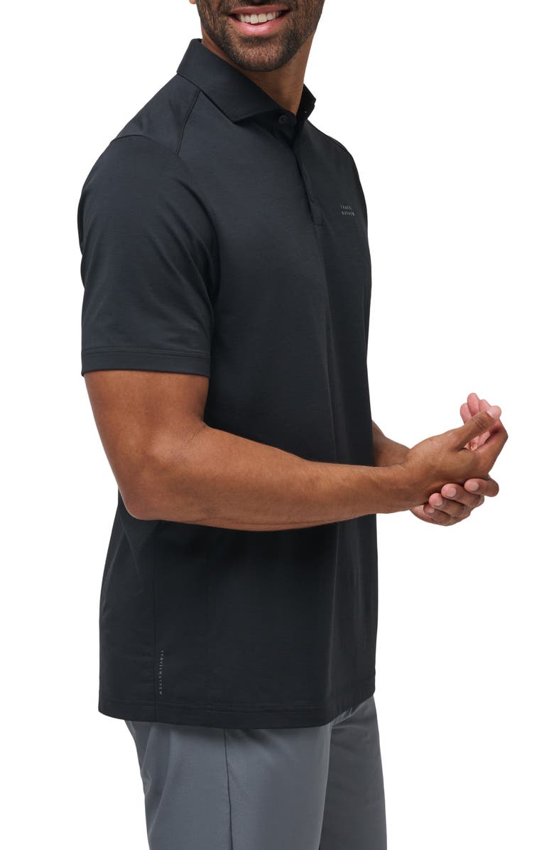 TravisMathew Heater Pro Performance Golf Polo, Alternate, color, Black