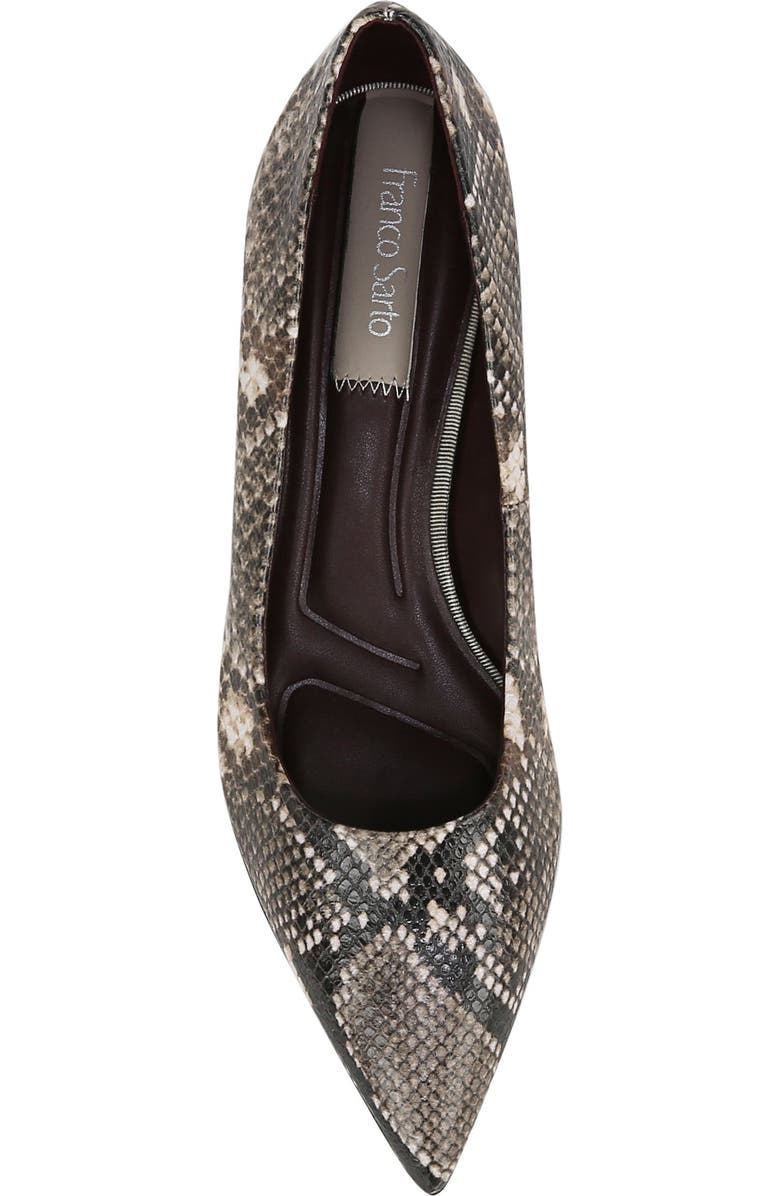 Franco Sarto Racer Pointed Toe Pump, Alternate, color, Grey