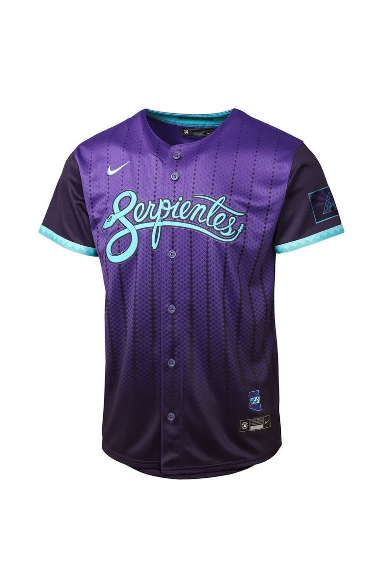Nike Youth Nike Corbin Carroll Purple Arizona Diamondbacks 2025 City Connect Limited Player Jersey, Alternate, color, Purple