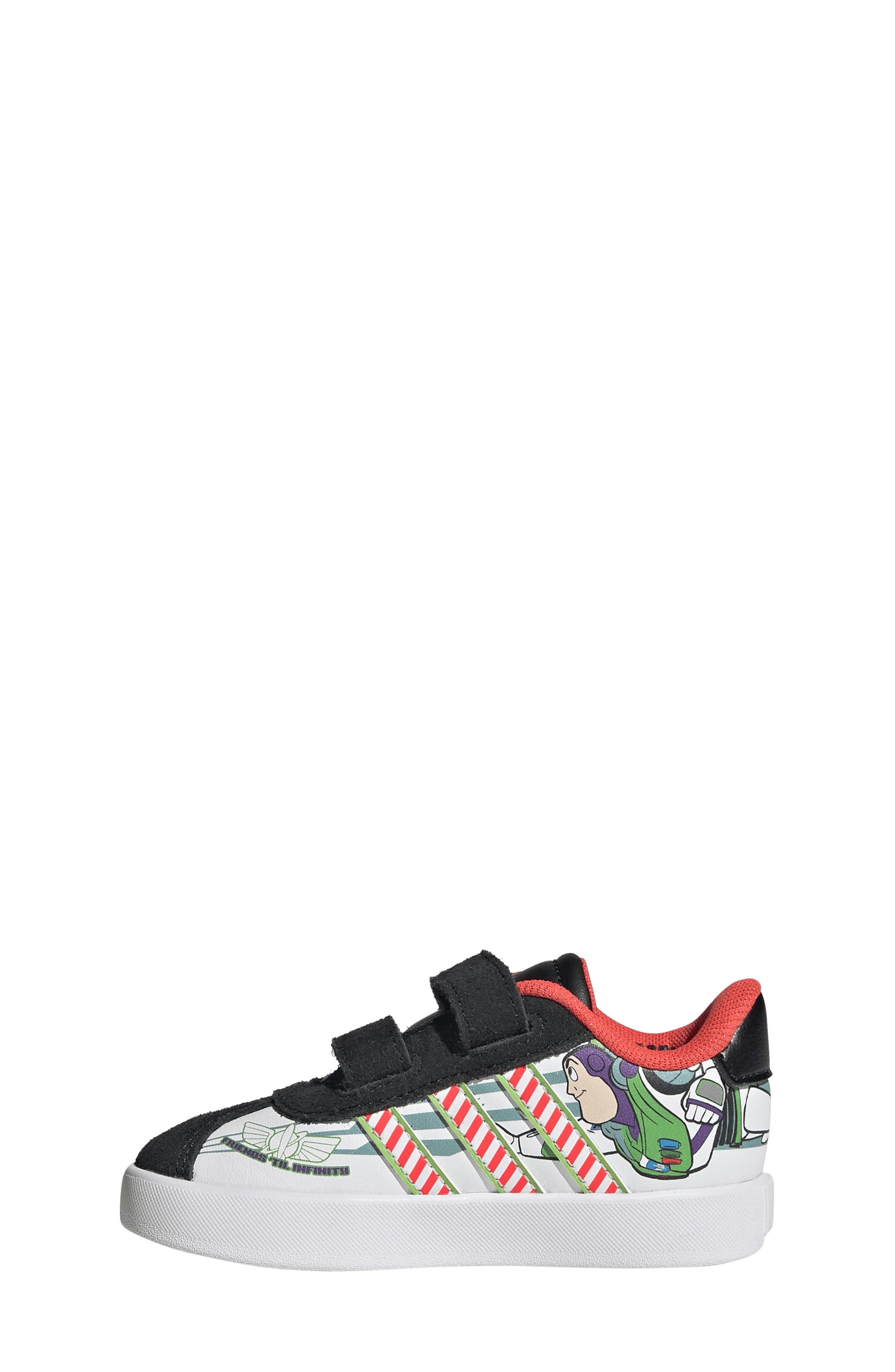 adidas x Toy Story Kids' VL Court Sneaker, Alternate, color, White/ Black