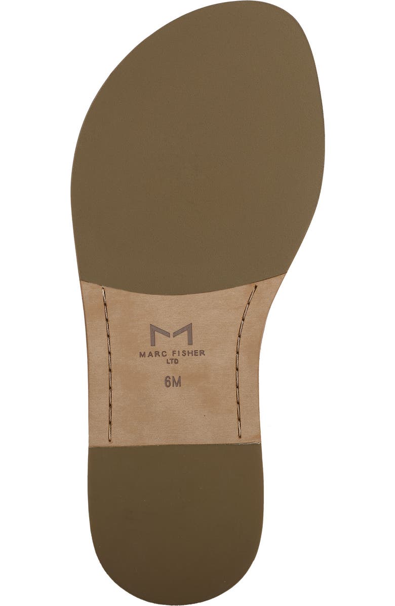 Marc Fisher LTD Canna Genuine Shearling Lined Slide Sandal, Alternate, color,